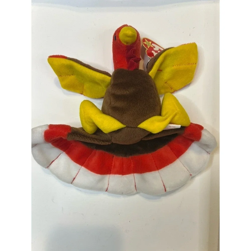 NWT TY Beanie Babies – Vintage Gobbles the‎ Turkey And Strut The Rooster